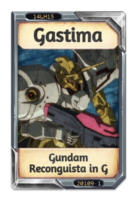 Gastima Gundam Reconguista in G