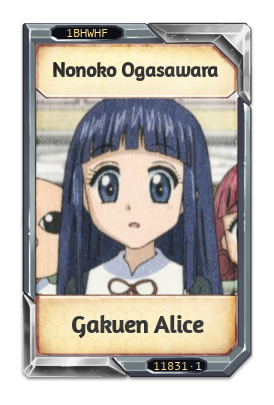 Nonoko Ogasawara Gakuen Alice