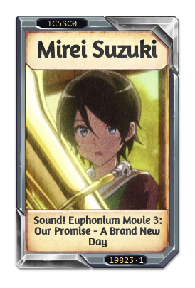 Mirei Suzuki Sound! Euphonium Movie 3: Our Promise - A Brand New Day