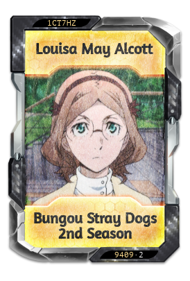 Louisa May Alcott Bungou Stray Dogs 2nd Season