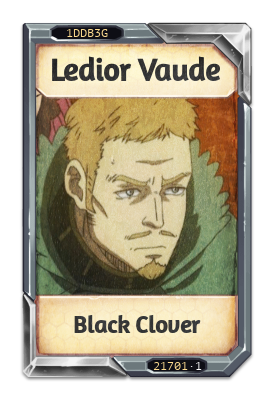 Ledior Vaude Black Clover