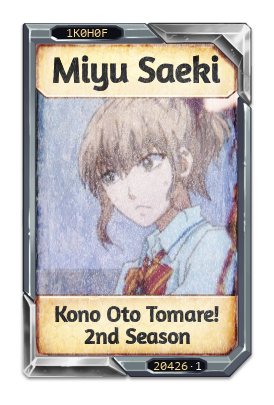 Miyu Saeki Kono Oto Tomare! 2nd Season