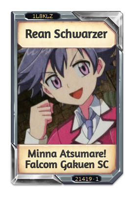 Rean Schwarzer Minna Atsumare! Falcom Gakuen SC