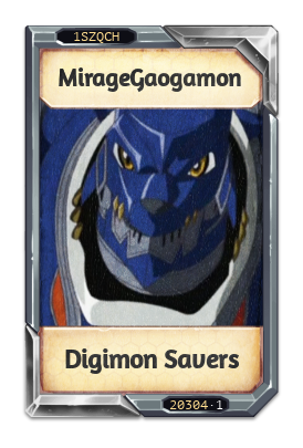 MirageGaogamon Digimon Savers