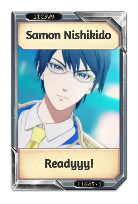 Samon Nishikido Readyyy!