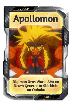 Apollomon Digimon Xros Wars: Aku no Death General to Shichinin no Oukoku