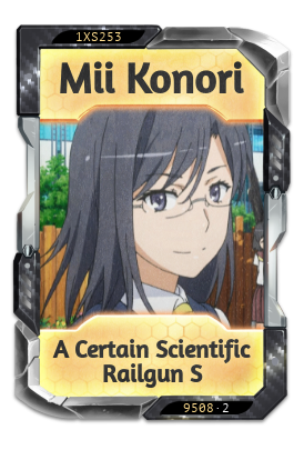 Mii Konori A Certain Scientific Railgun S