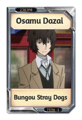 Osamu Dazai Bungou Stray Dogs