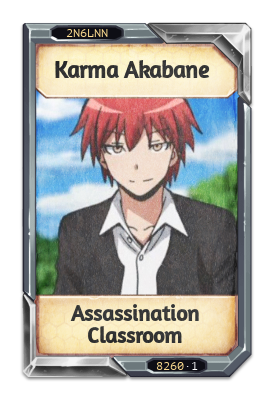 Karma Akabane Assassination Classroom