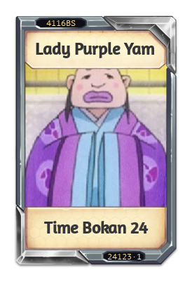 Lady Purple Yam Time Bokan 24