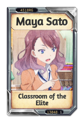 Maya Sato Classroom of the Elite