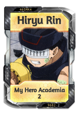 Hiryu Rin My Hero Academia 2