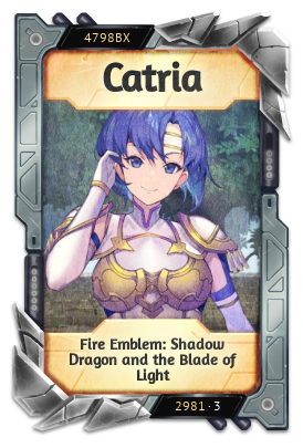 Catria Fire Emblem: Shadow Dragon and the Blade of Light