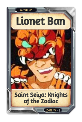 Lionet Ban Saint Seiya: Knights of the Zodiac