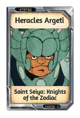 Heracles Argeti Saint Seiya: Knights of the Zodiac