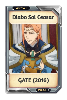 Diabo Sol Ceasar GATE (2016)