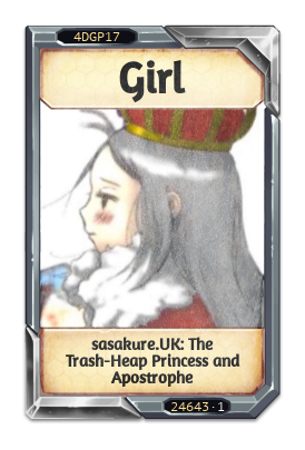 Girl sasakure.UK: The Trash-Heap Princess and Apostrophe