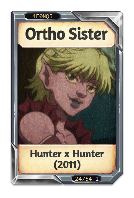 Ortho Sister Hunter x Hunter (2011)