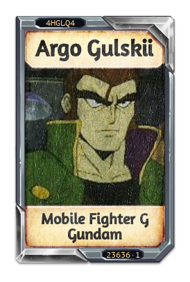 Argo Gulskii Mobile Fighter G Gundam