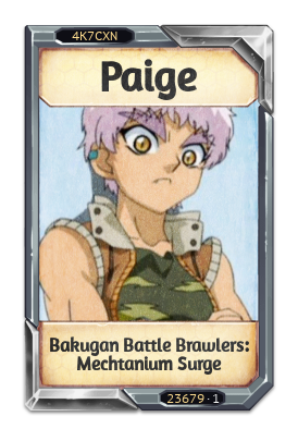 Paige Bakugan Battle Brawlers: Mechtanium Surge