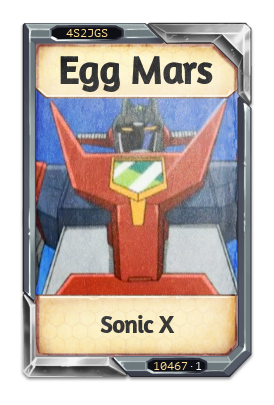 Egg Mars Sonic X