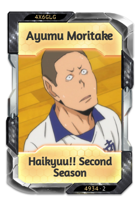 Ayumu Moritake Haikyuu!! Second Season