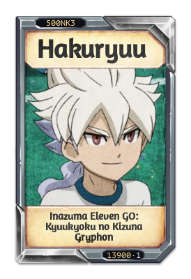 Hakuryuu Inazuma Eleven GO: Kyuukyoku no Kizuna Gryphon