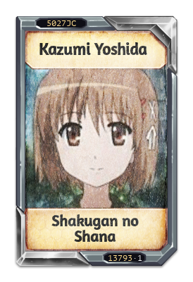 Kazumi Yoshida Shakugan no Shana