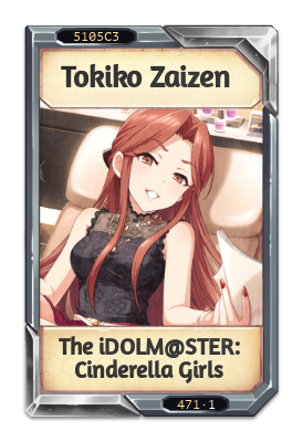 Tokiko Zaizen The iDOLM@STER: Cinderella Girls