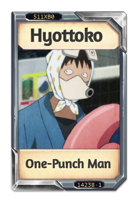 Hyottoko One-Punch Man