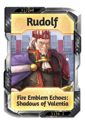 Rudolf Fire Emblem Echoes: Shadows of Valentia