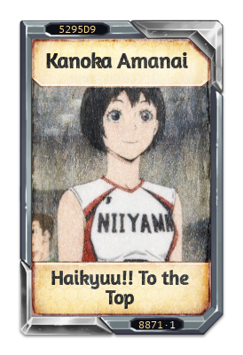 Kanoka Amanai Haikyuu!! To the Top