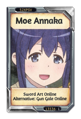 Moe Annaka Sword Art Online Alternative: Gun Gale Online