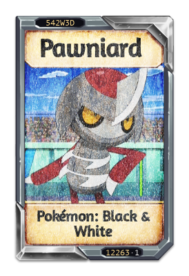 Pawniard Pokémon: Black & White