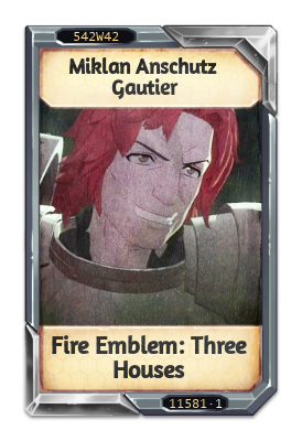 Miklan Anschutz Gautier Fire Emblem: Three Houses