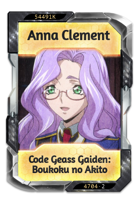 Anna Clement Code Geass Gaiden: Boukoku no Akito