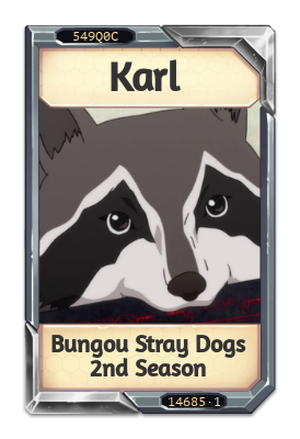 Karl Bungou Stray Dogs 2nd Season