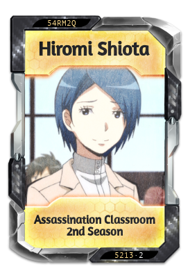 Hiromi Shiota Assassination Classroom 2nd Season