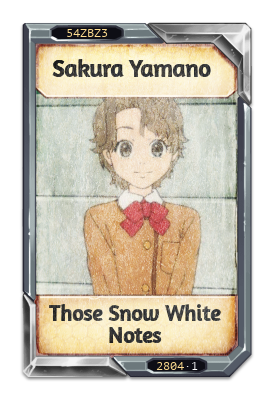 Sakura Yamano Those Snow White Notes