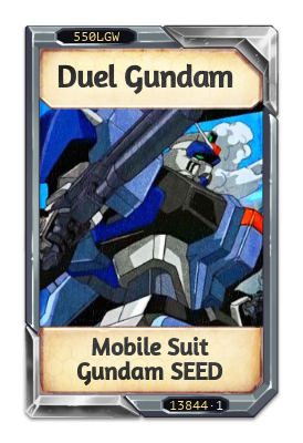 Duel Gundam Mobile Suit Gundam SEED