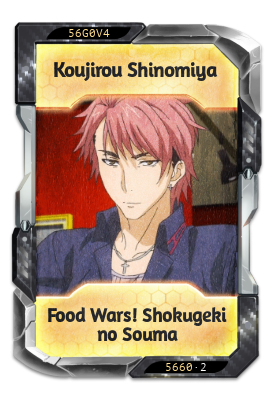 Koujirou Shinomiya Food Wars! Shokugeki no Souma