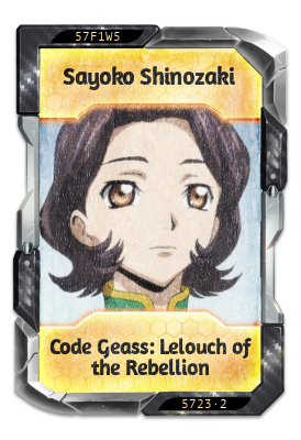 Sayoko Shinozaki Code Geass: Lelouch of the Rebellion