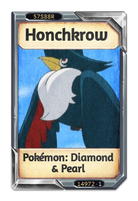 Honchkrow Pokémon: Diamond & Pearl