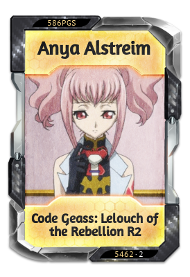 Anya Alstreim Code Geass: Lelouch of the Rebellion R2