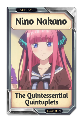 Nino Nakano The Quintessential Quintuplets