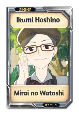 Ikumi Hoshino Mirai no Watashi