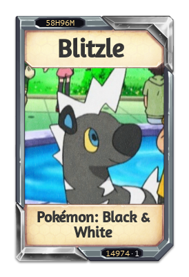 Blitzle Pokémon: Black & White