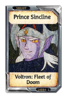 Prince Sincline Voltron: Fleet of Doom