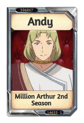 Andy Million Arthur 2nd Season