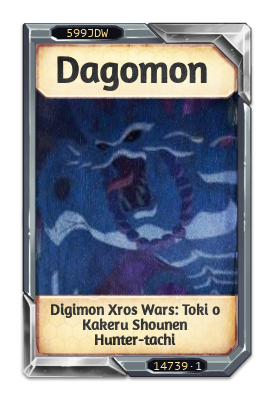 Dragomon Digimon Xros Wars: Toki o Kakeru Shounen Hunter-tachi